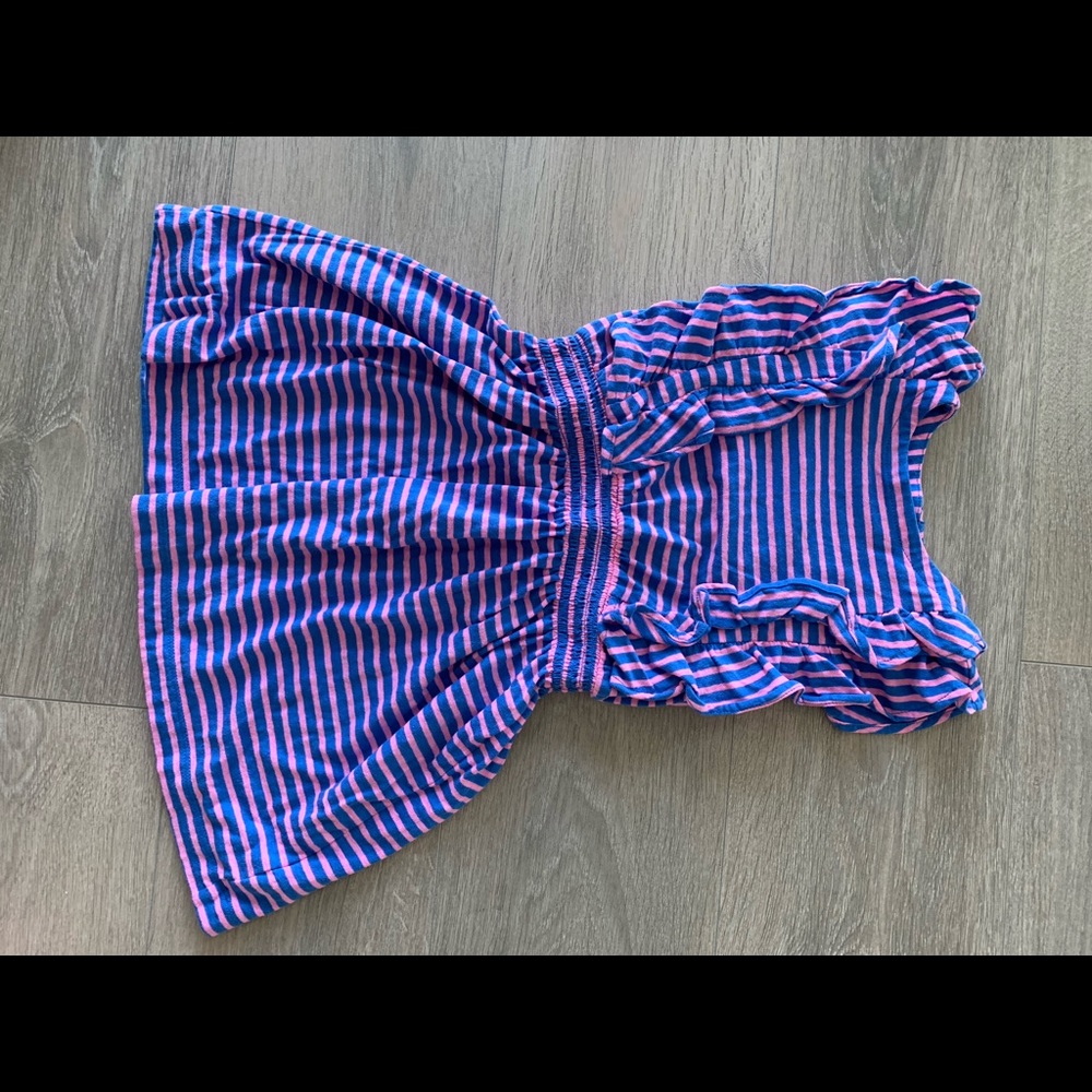 Crewcuts Girls Size 4, Smocked Dress With Ruffles